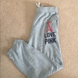 Pink Anaheim Angels Sweatpants - Medium